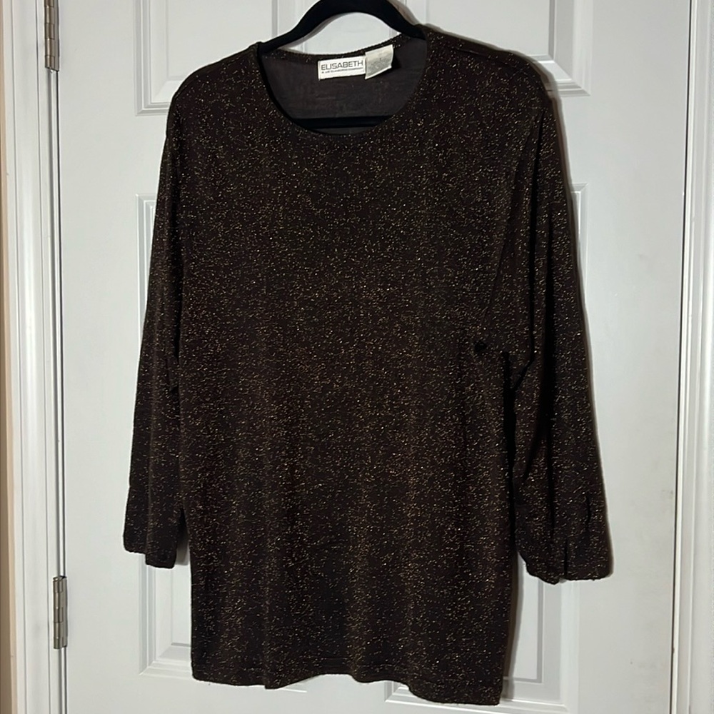 Lightweight sweater tunic by ELISABETH. Size 1.